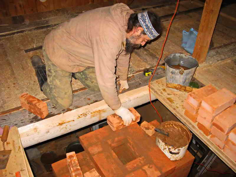 Начало распушки трубы